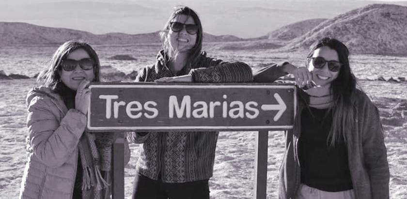 Aparecen las Tres Marias, María Isabel, María Victoria y María Javiera. Fundadoras